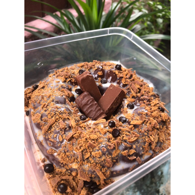 

puding choco biskuit