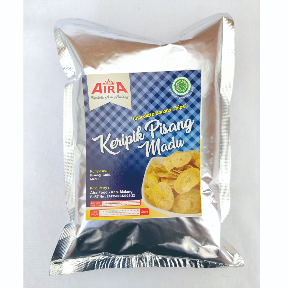 

Keripik Pisang Madu Aira 250 gram Oleh-oleh Asli Khas Malang - Jawa Timur
