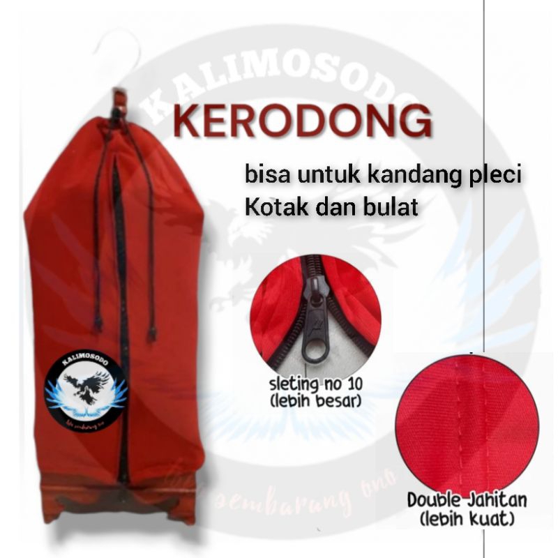 Kerodong kandang pleci kotak dan bulat