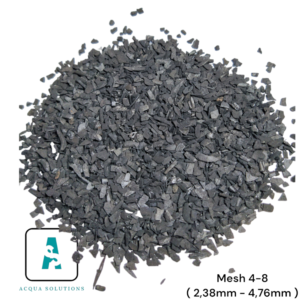 RK Karbon Aktif POHON BAKAU Media Filter Penjernih Air Penyerap Bau 500 Gram