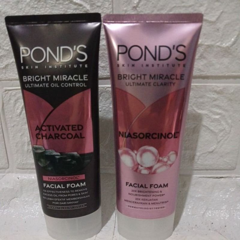 PONDS BRIGHT MIRACLE FACIAL FOAM 100 GRAM