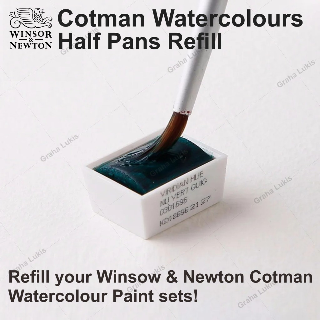 

H7Y Winsor & Newton Cotman Watercolour Half Pans - Refill