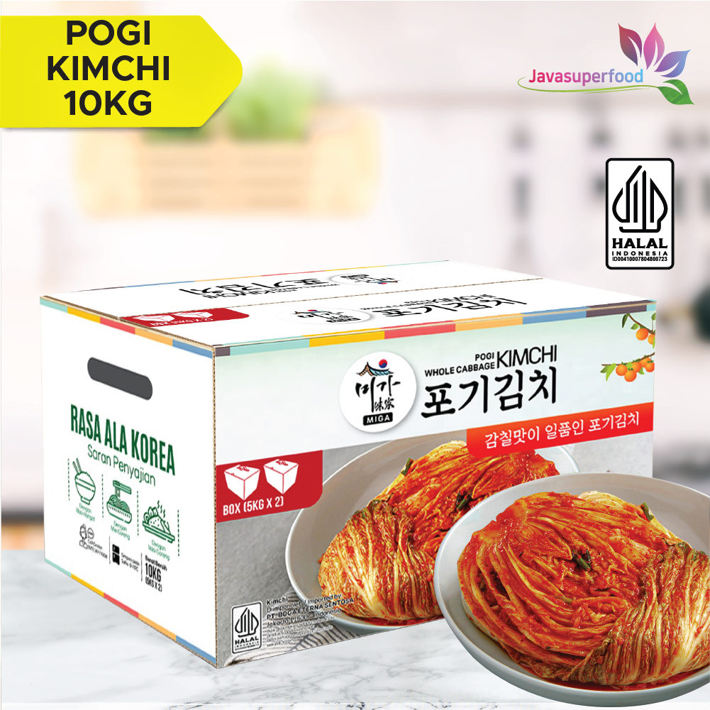 

POGI KIMCHI Sawi Fresh / Kimchi Halal / Kimchi Korea 10KG - Makanan Korea