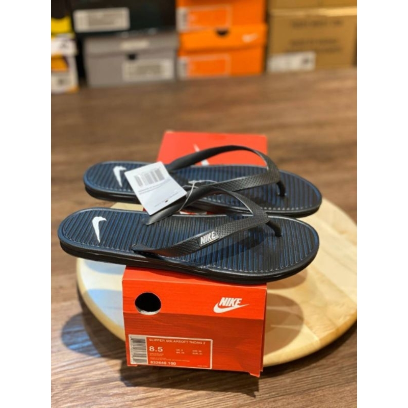 ( BISA COD ) SENDAL JEPIT NIKE PRIA SENDAL NIKE SOLARSOFT HQ