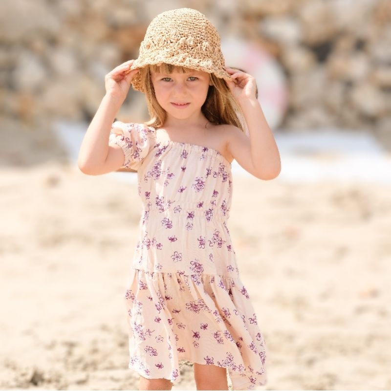 Azalea one shoulder dress anak