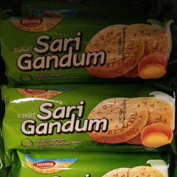 

Biskuit Sari Gandum Roma 149g