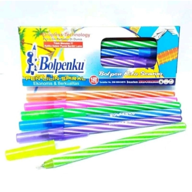 

Bolpenku Pulpen spiral/ulir Tinta Hitam