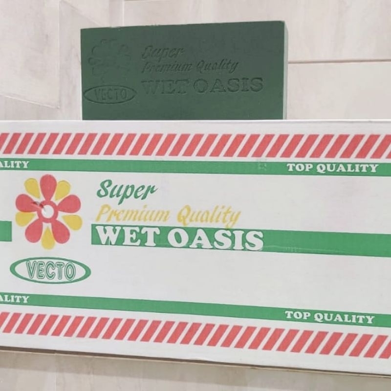 Floral Foam Busa Basah Wet Oasis 1 Dus