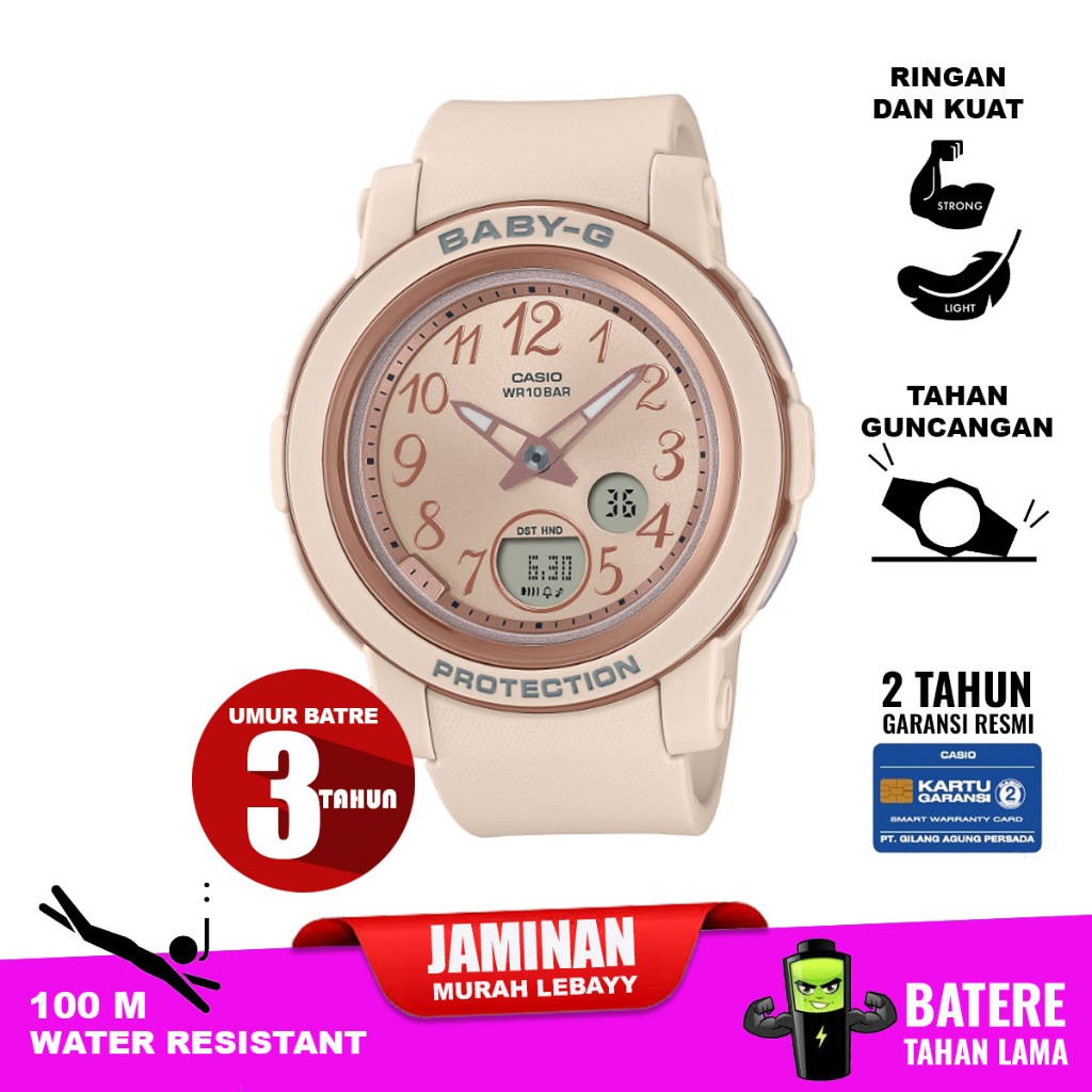 Casio Baby-G BGA-290SA-4A bga290 bga 290 original garansi resmi