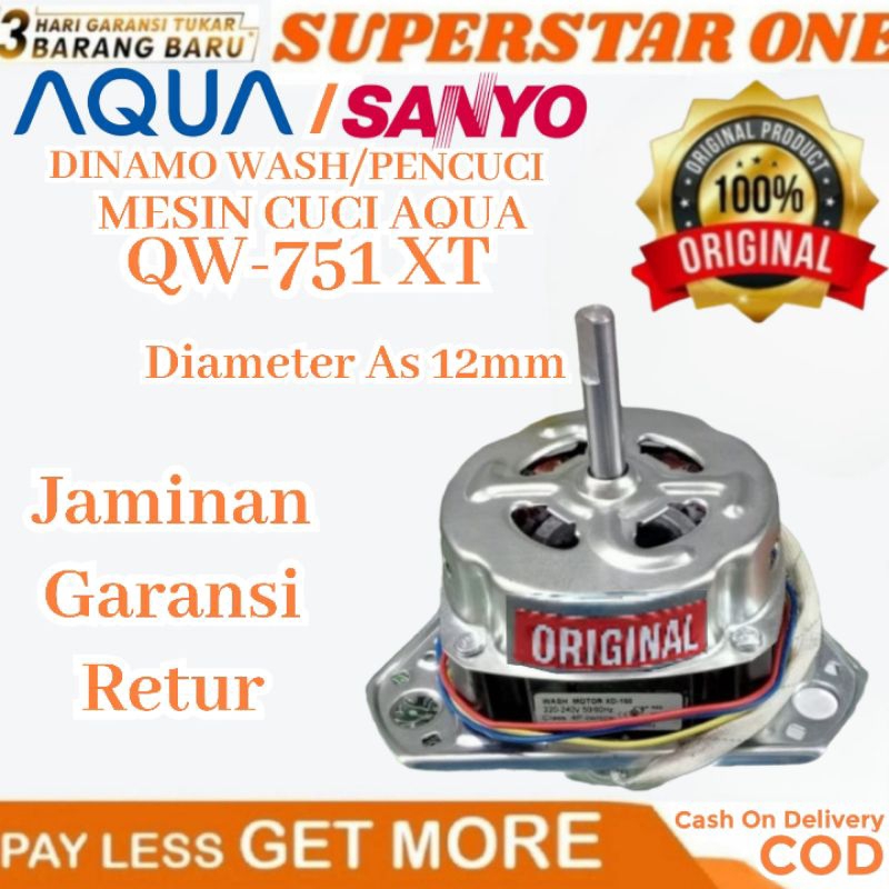 Dinamo mesin cuci AQUA QW-751 XT/ QW 751 XT/QW751XT WASH/PENCUCI
