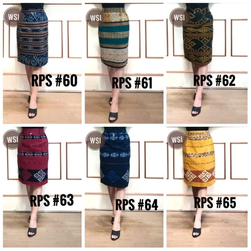 ROK PENDEK SPAN TENUN WANITA, ROK KERJA, ROK GEREJA