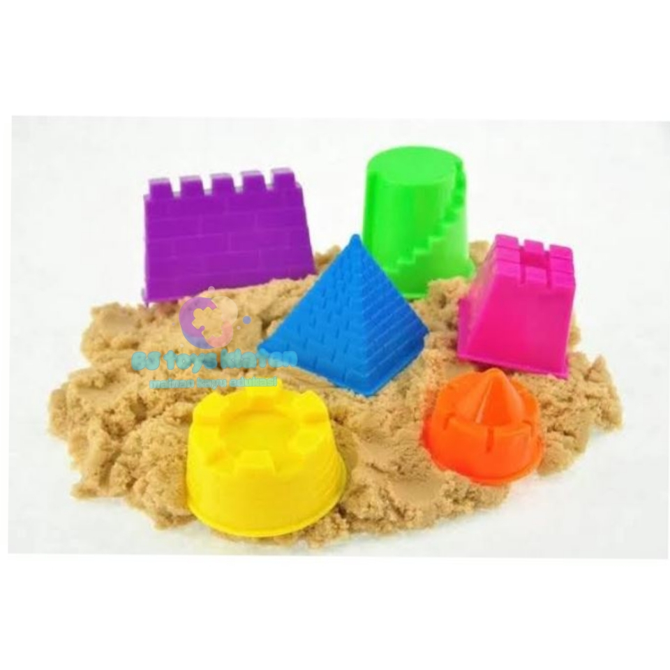 Mainan cetakan pasir ajaib