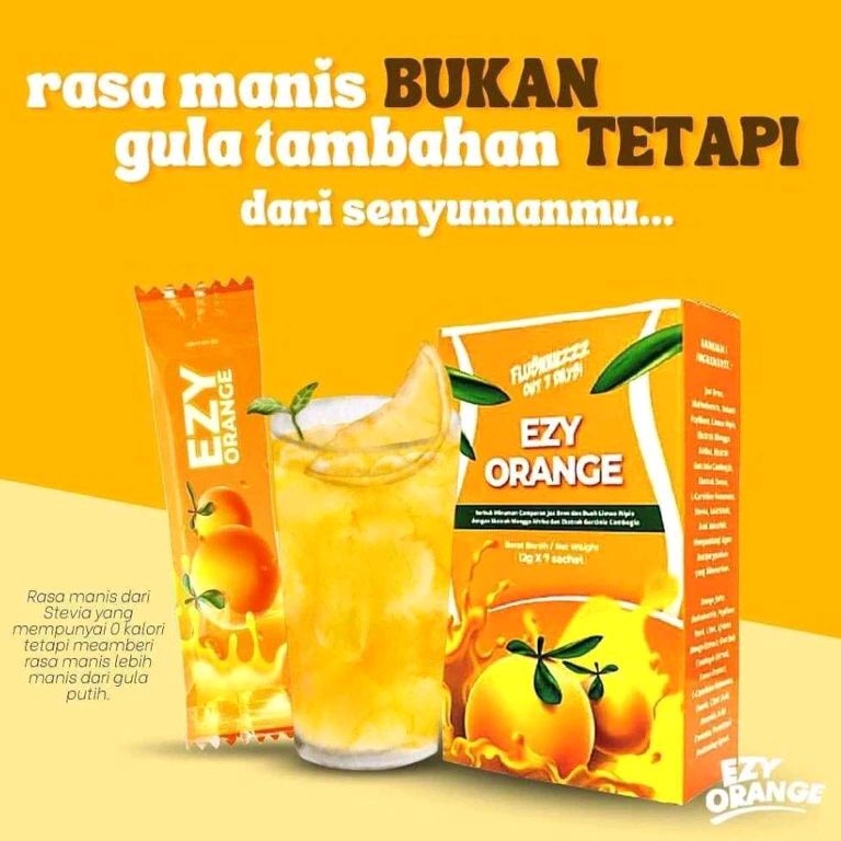 EZY ORANGE Pembakar Lemak Diet Detox Original READY