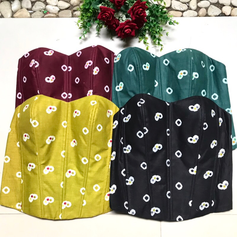 Kamisol/Bustier/Longtorso Jumputan