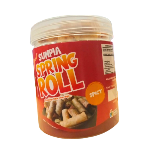 

Sumpia Udang Spicy (Spring Roll) 300gr Toples UNUY SNACK - Cemilan Kriuk