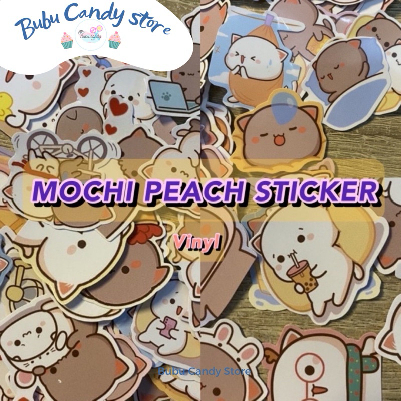 

MOCHI PEACH CAT STICKER (20pcs)