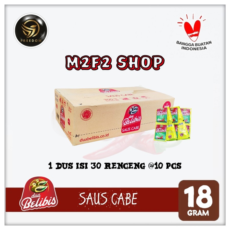 

Dua Belibis Saus Cabe Sambal Sachet - 18 gr (Kemasan Karton)
