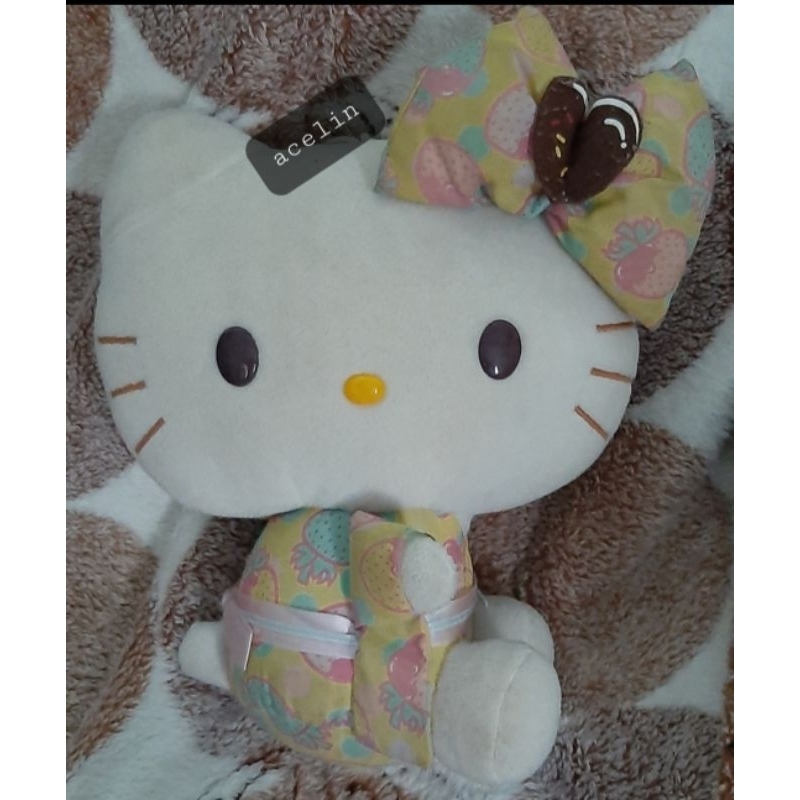 Boneka Lucu Hello Kitty Kimono Original Brand Eikoh -+32cm