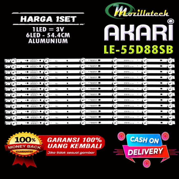 BACKLIGHT AKARI LE-55D88SB 55D88 55 INCH BACKLIGHT AKARI LE-55D88SB 55D88 55 INCH