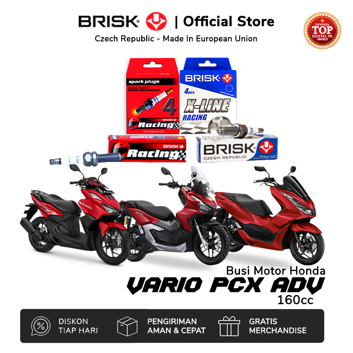 Busi Motor Honda Vario PCX ADV 160 BRISK