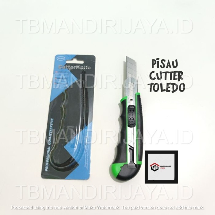 

PISAU CUTTER BESAR TOLEDO 3 MATA PISAU CUTTER KNIFE
