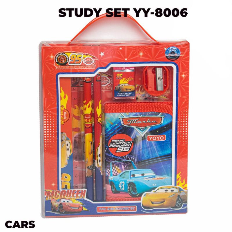 

HC Alat Tulis Set 6IN1 Stationery Set Lucu Karakter Set Perlengkapan Alat Tulis Sekolah Anak-Anak TK Murah