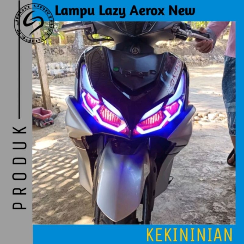 Lampu Lazy Eye Hexaframe Aerox New Connected Model Hexagon
