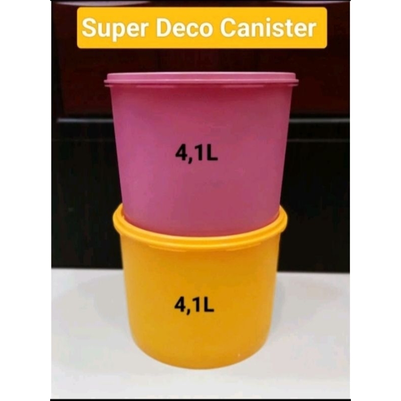 toples super deco 4 liter tupperware 1pcs
