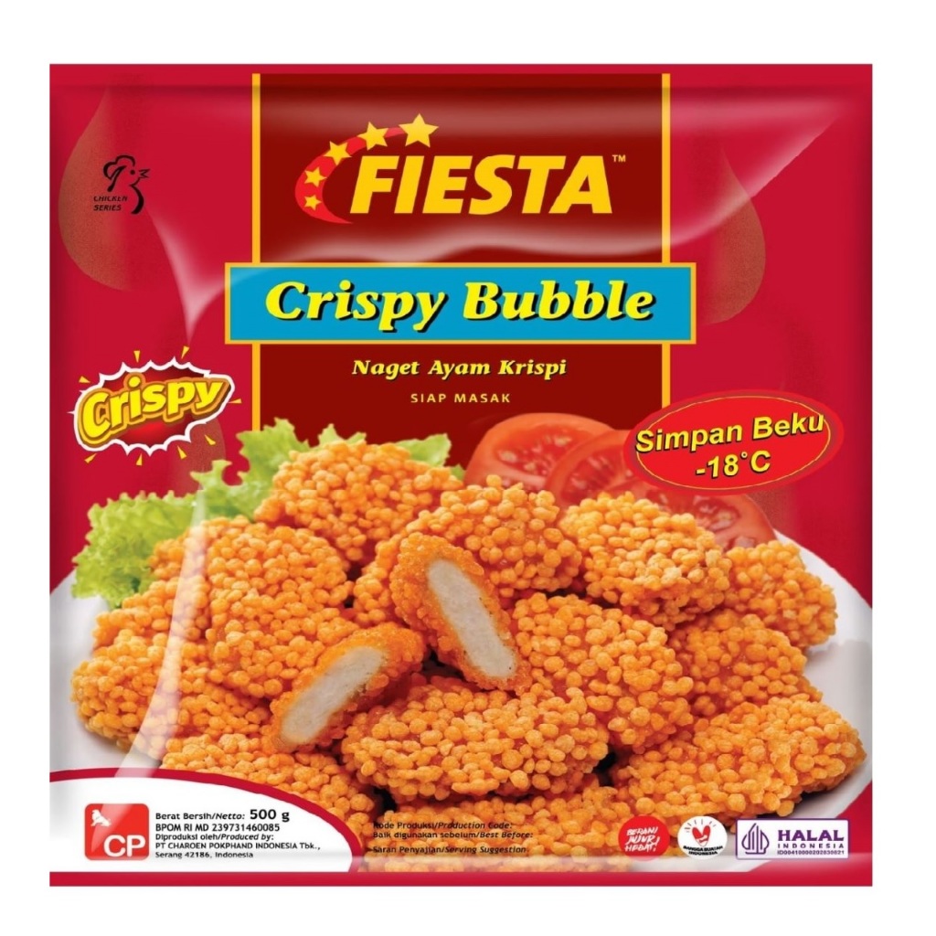 

FIESTA CRISPY BUBBLE NUGGET 500GR