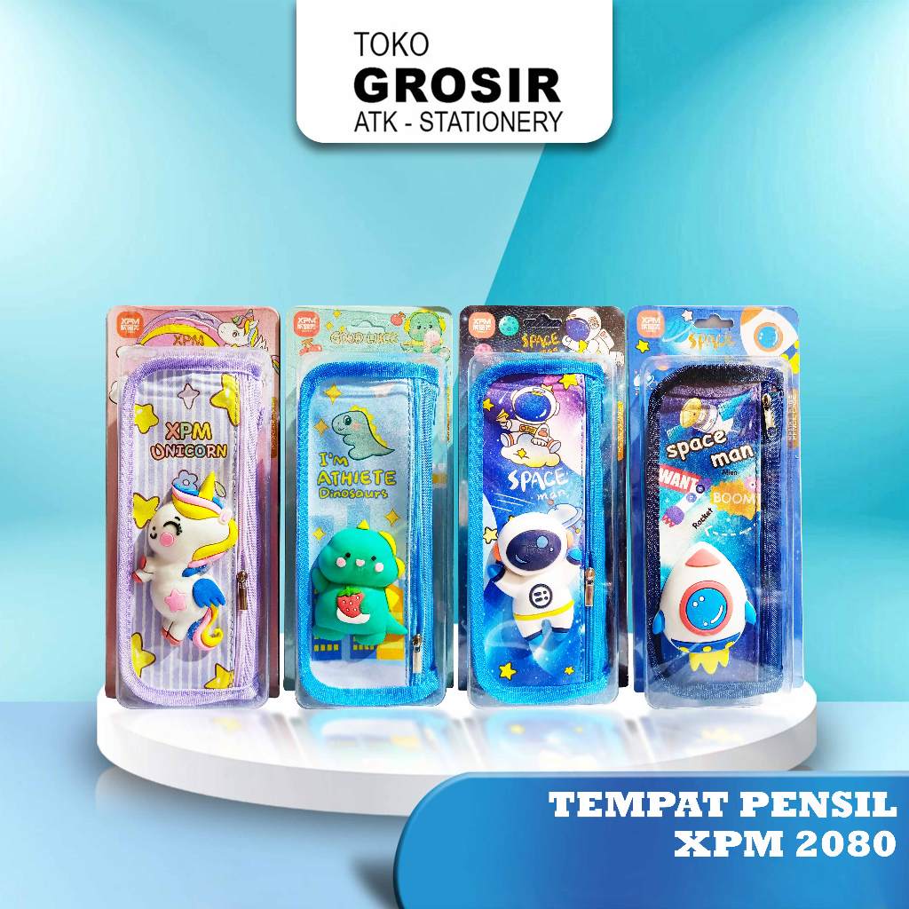 

Kotak Pensil 2 Resleting / Pencil Case / Tempat Pensil Zipper Rit XPM-2080