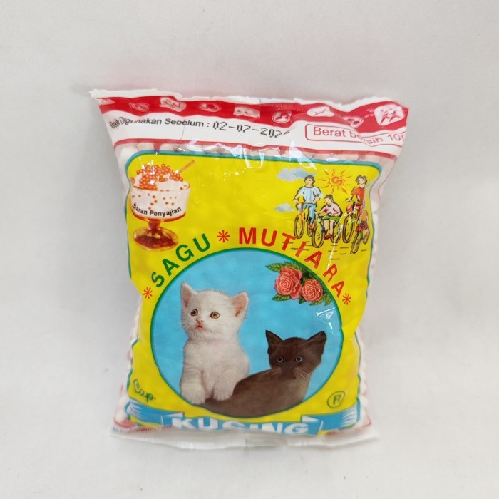 

Sagu mutiara cap kucing 100 gram