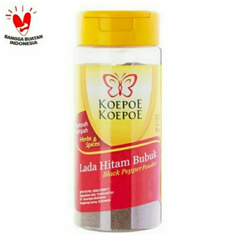 

Lada Hitam Bubuk Koepoe 83gr Blackpepper Powder Botol