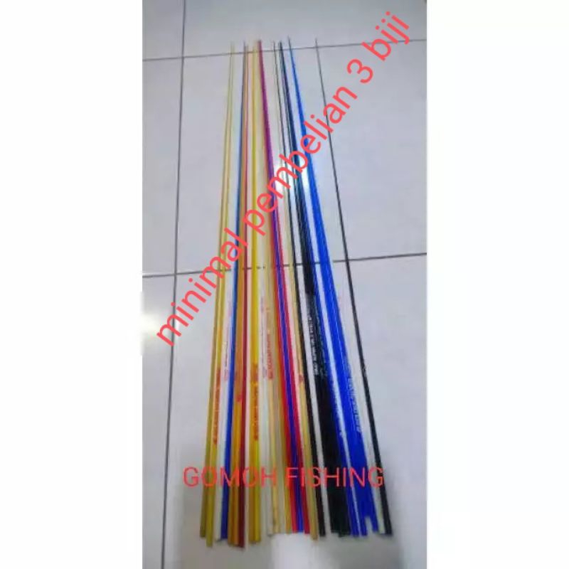 STIK UJUNG FIBER SOLID LENTUR 60, 70, 80, 110, 120 cm MINIMAL PEMBELIAN 3 BIJI.