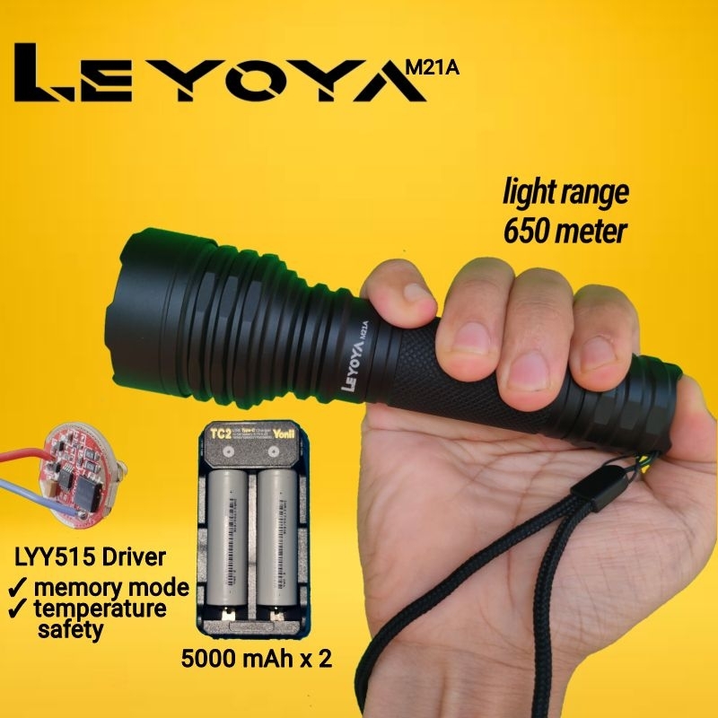 Senter Sorot Super Terang Leyoya M21A