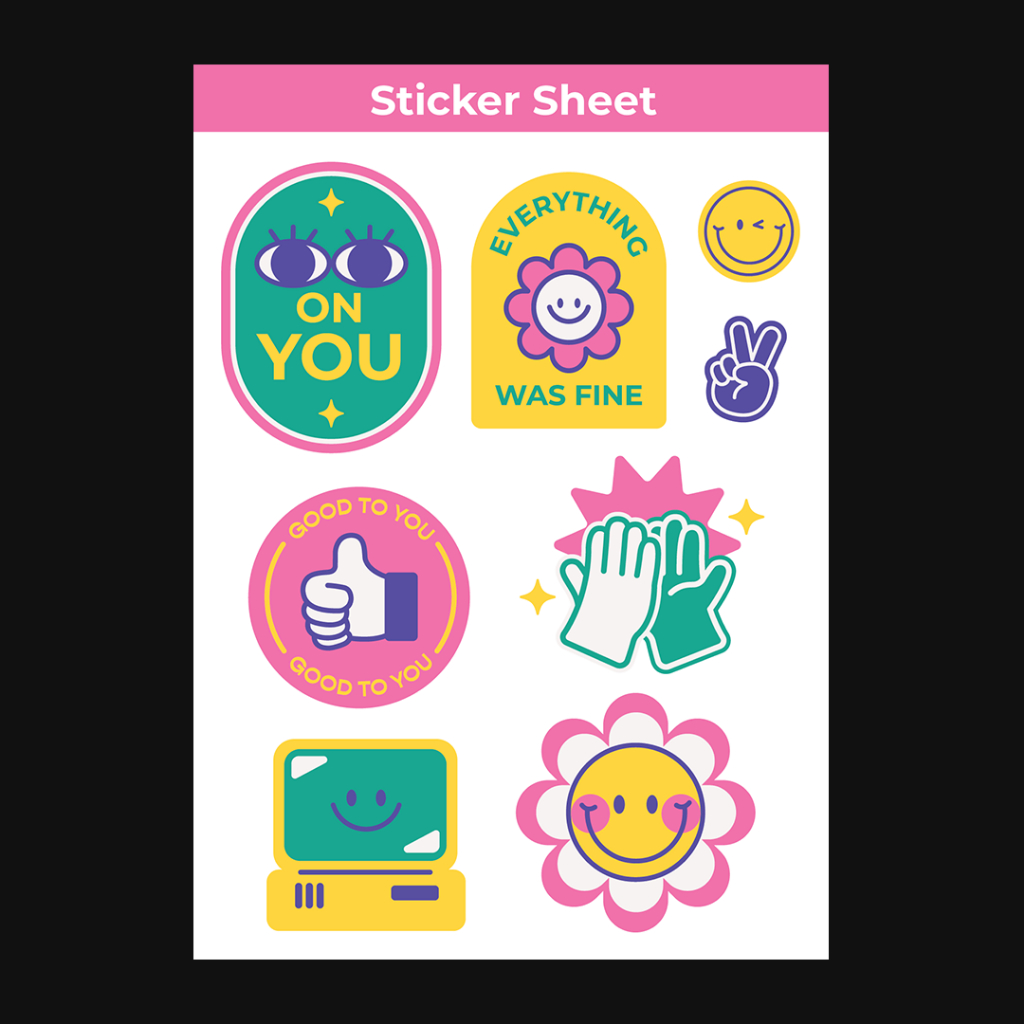 

sticker aestetic a6