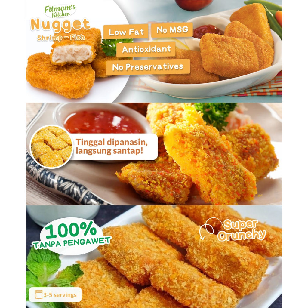 

Spencer's Fitmom - Fish & Shrimp Nugget Sehat MPASI Spencers