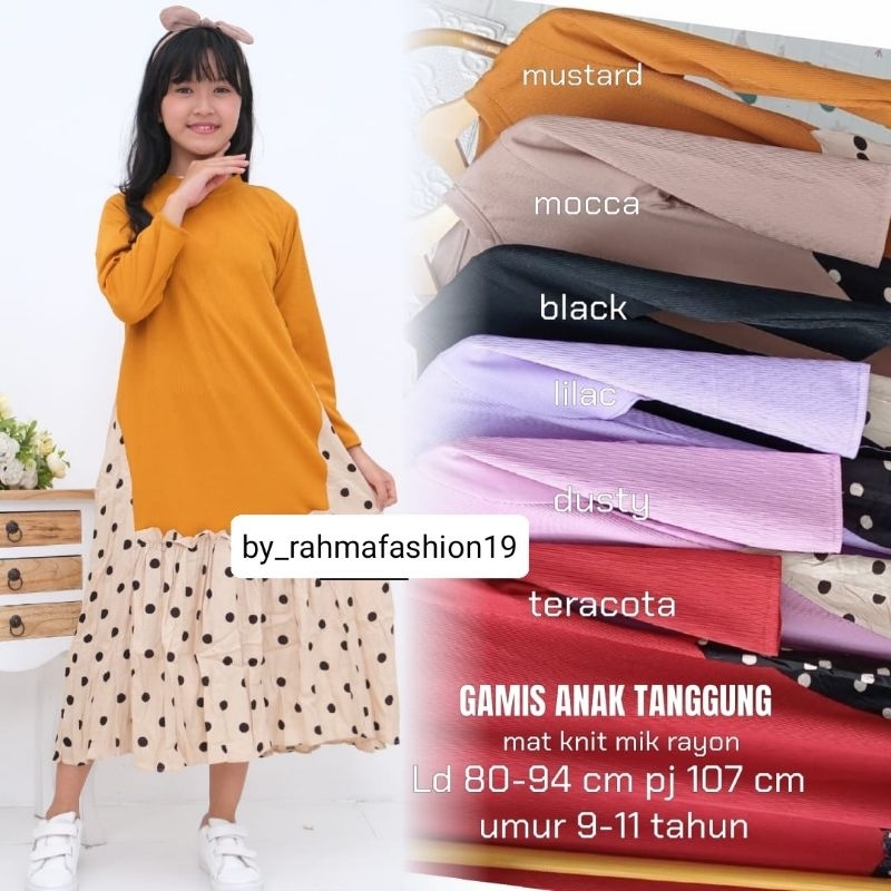 Gamis anak tanggung usia 9_11 tahun