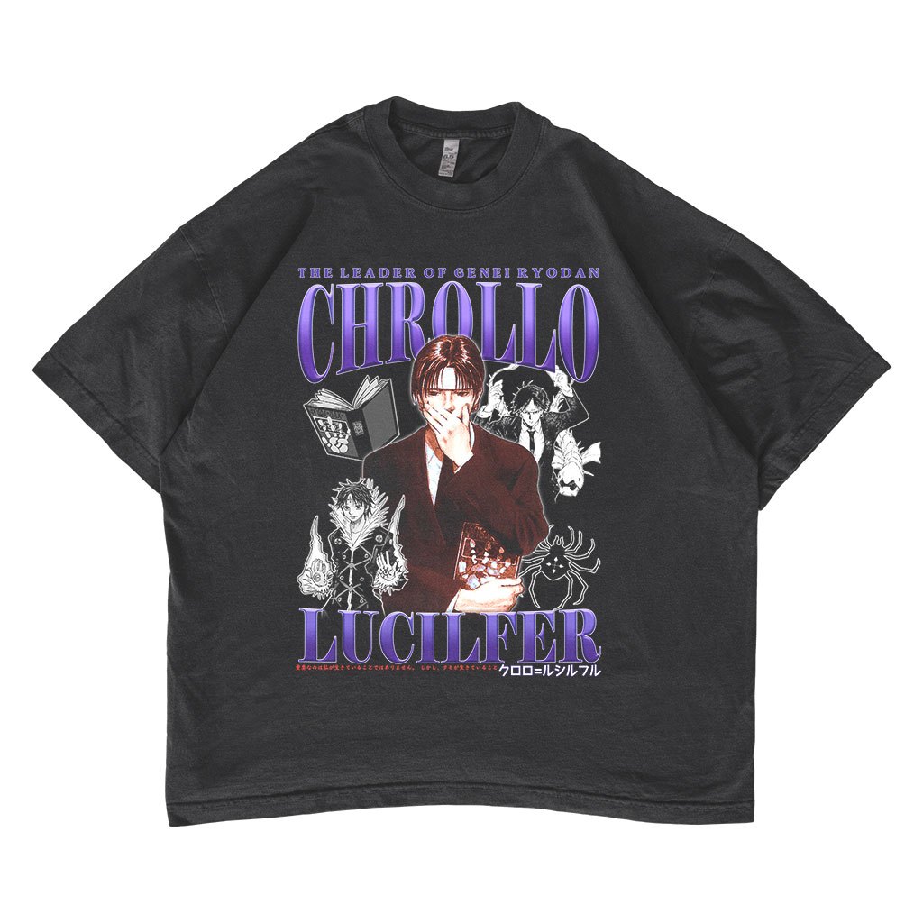 Chrollo Lucilfer Hunterxhunter Oversized T-shirt Anime #25