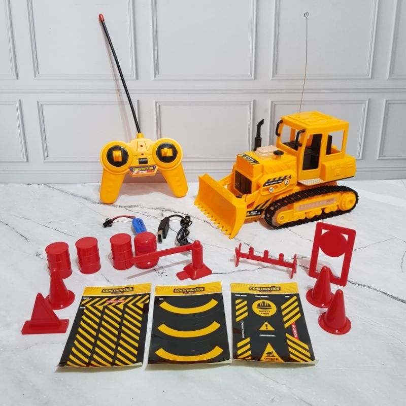 Mainan RC Mobil Buldoser - Mainan Remote Control Buldozer