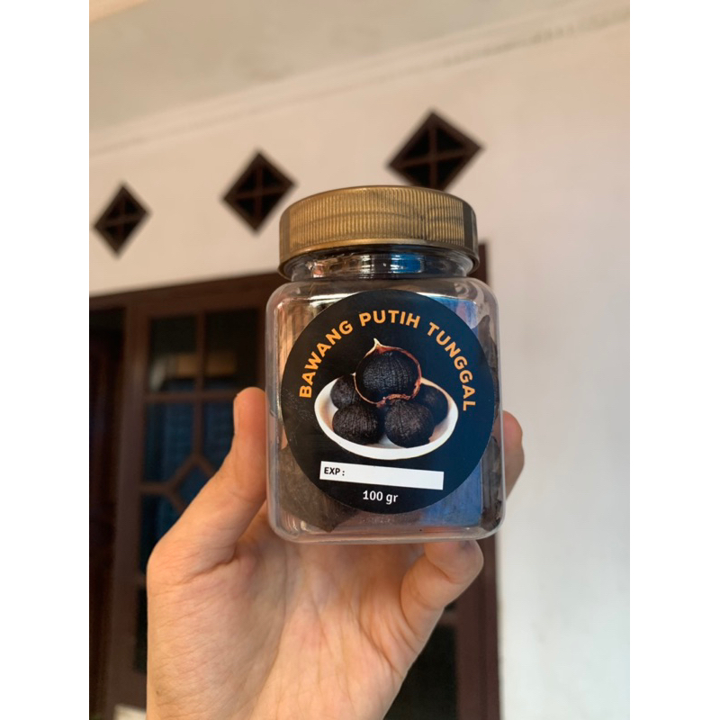 

Black garlic | bawang putih tunggal hitam 100 gr premium