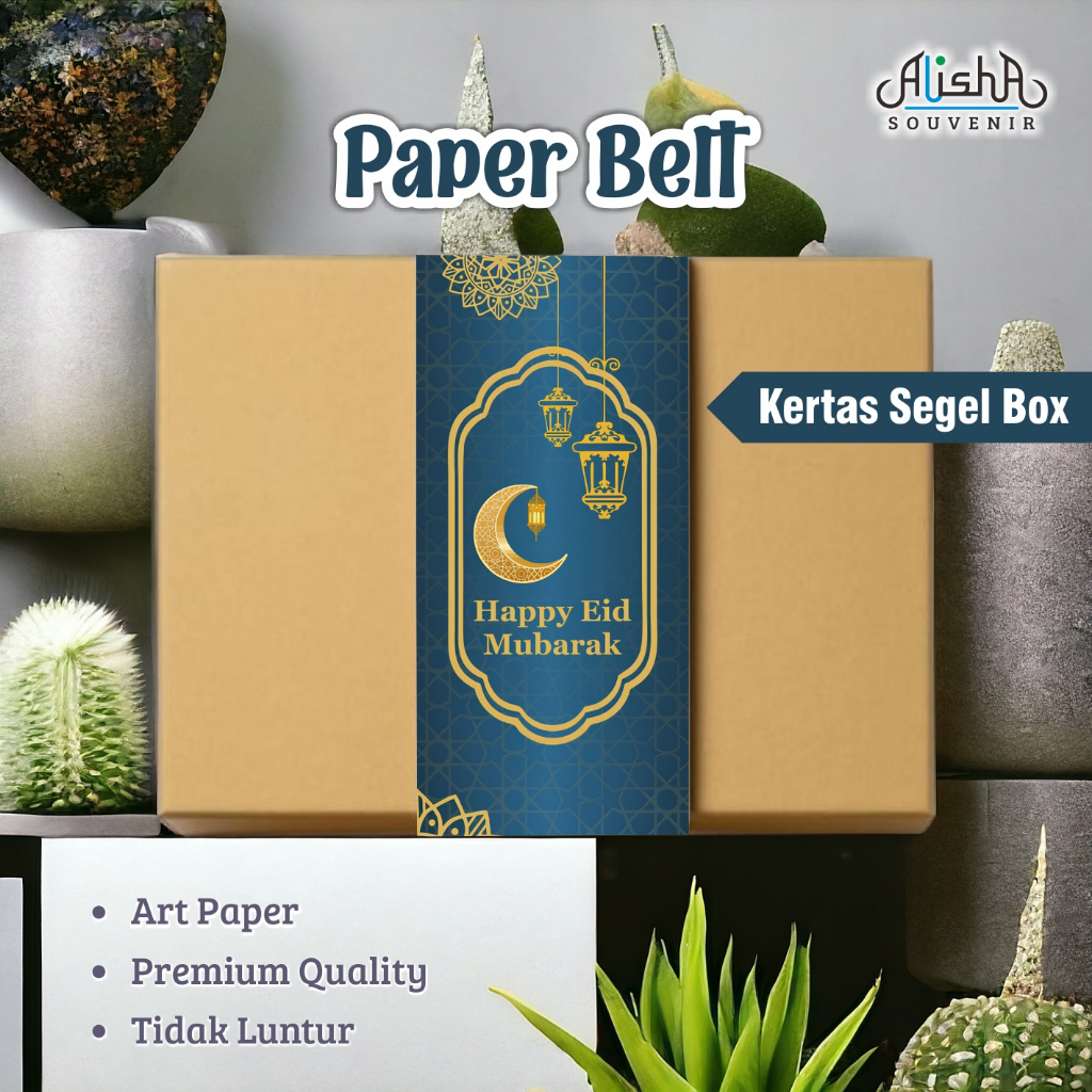 

Paperbelt Idul Fitri Hari Raya Maulid Nabi | Stiker PaperBelt Box Hampers Ramadhan Idul Fitri Maulid Nabi | Kertas Segel Box Kemasan Custom Ucapan