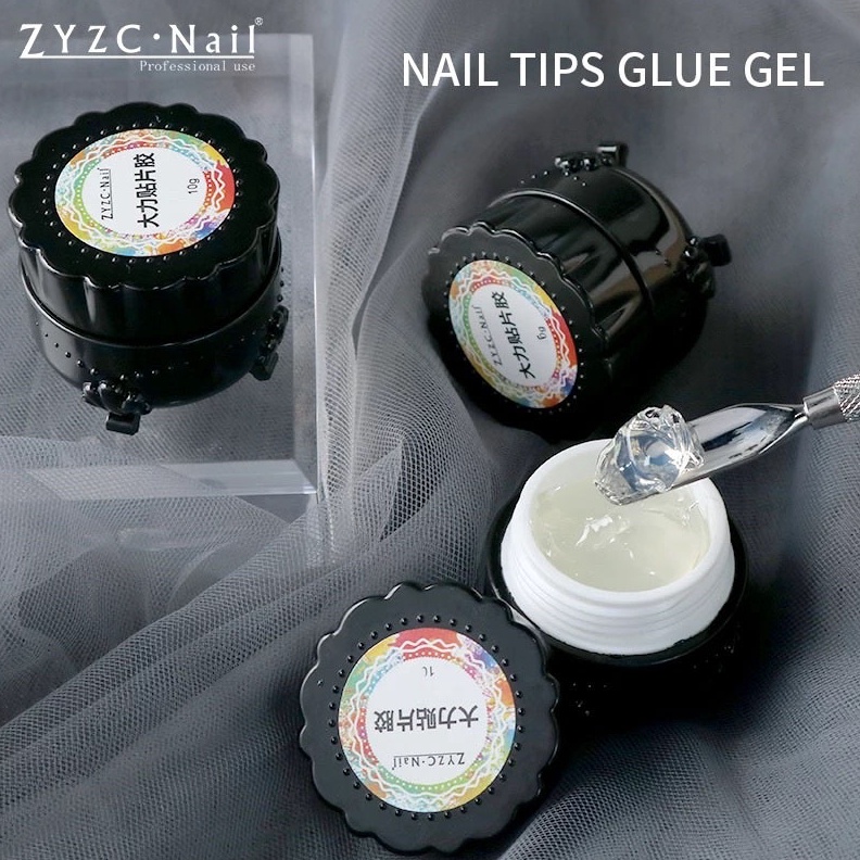 Sale ZYZC Nail Tip Glue  Lem Soft Nail Tip Gel UV  Lem Kuku UV Extension