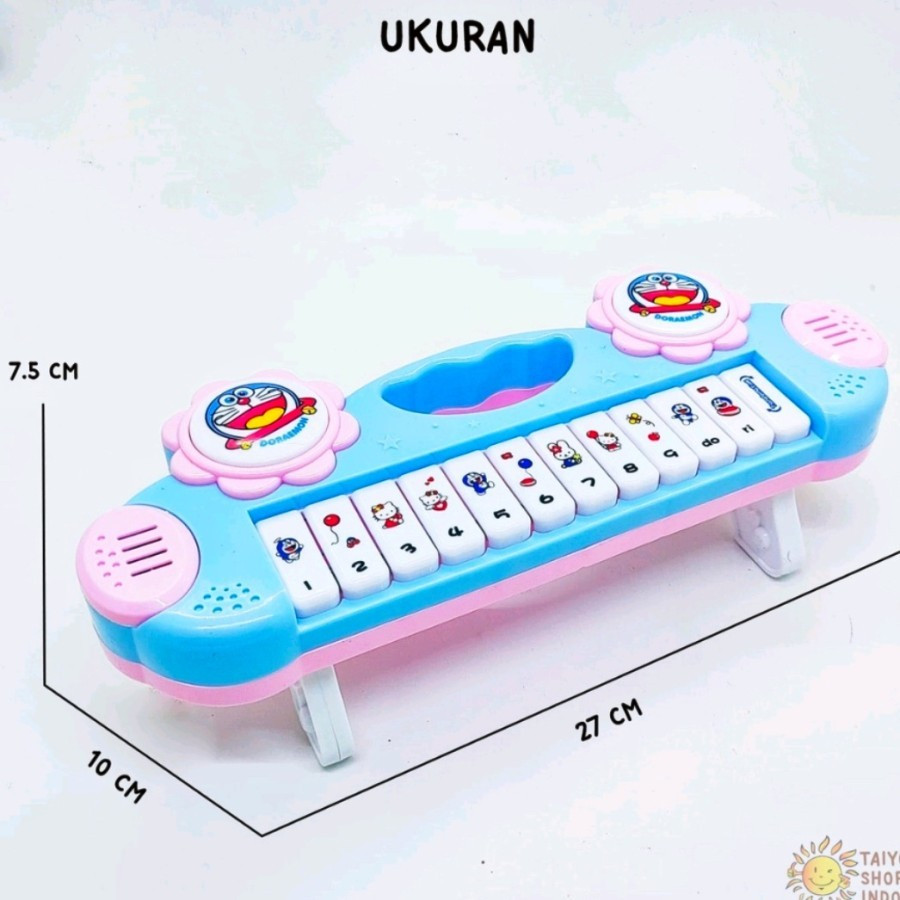 Mainan Anak Keyboard Piano Doraemon Music Piano Anak Mainan Edukasi
