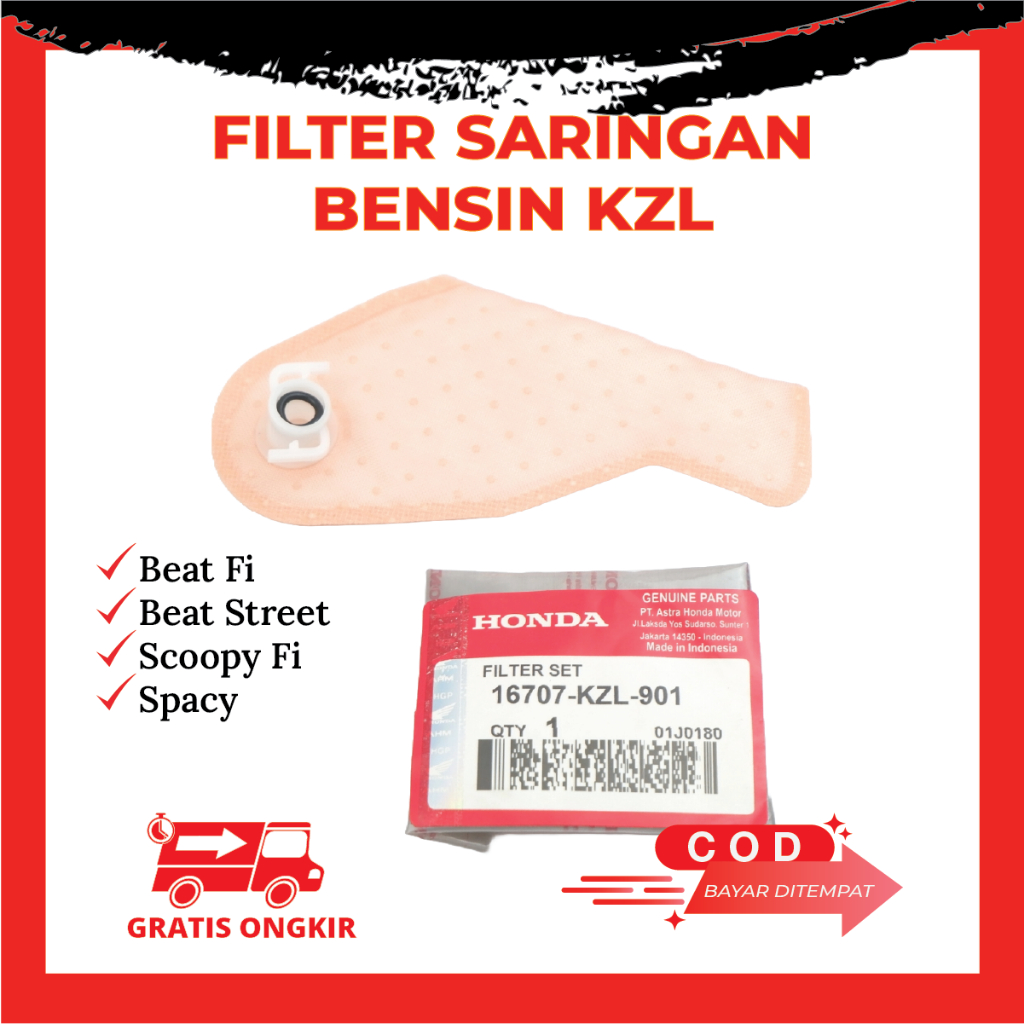 Fuel pump beat fi - fuel pump scoopy - filter bensin beat fi Beat street spacy Kode KZL