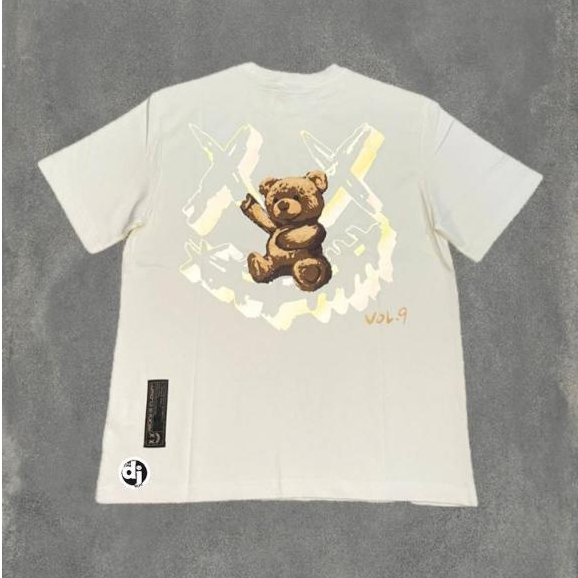 Ricky Is Clown Reflective Bear Tee White
