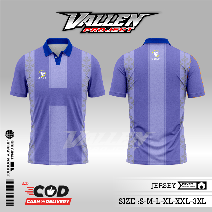 JERSEY WANGKY GOLF V7 BISA CUSTOM COD JERSEY KERAH KANCING OLAHRAGA GOLF / BAJU KERAH GOLF / KAOS KE