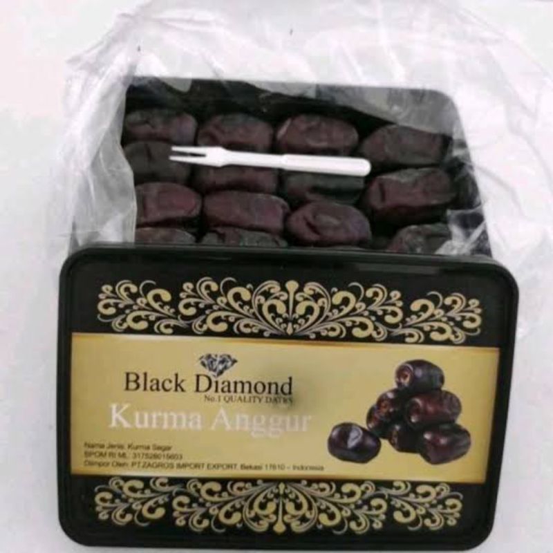 

Kurma black diamond kurma anggur 550gr | buah kering | buah kemasan