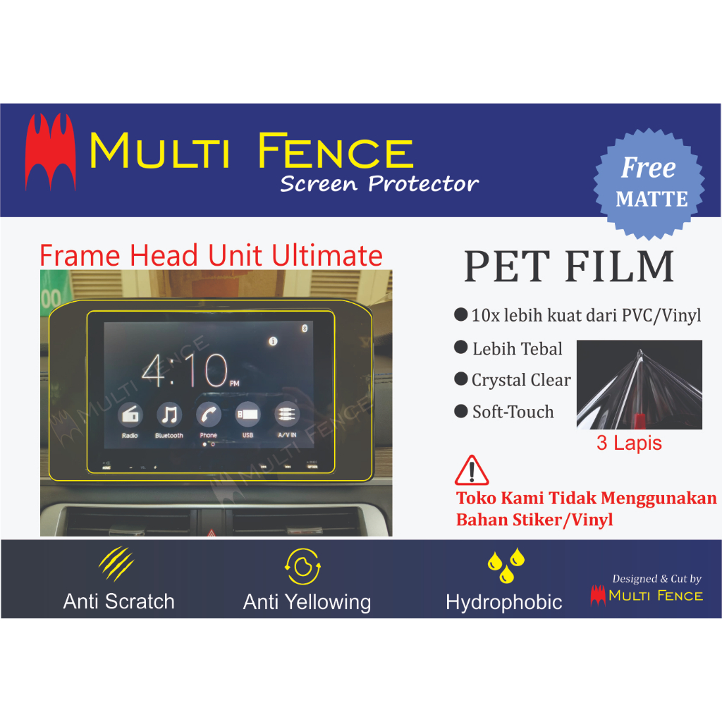 Anti Gores Frame + Head Unit Xpander Ultimate 2023
