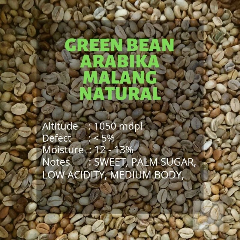 

greenbean biji mentah arabika malang 1kg (cocok buat kopi susu)