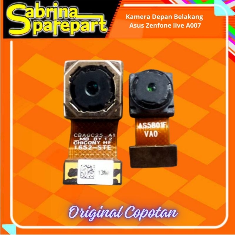 Kamera Depan Belakang Asus Zenfone live ZB501KL A007 Dijamin Original Copotan Hp